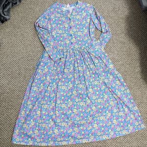 Hanna Andersson women's long sleeve midi dress